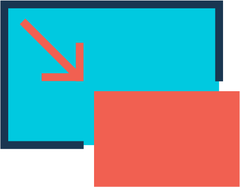 With near infinite applications, Picture in Picture provides seamless transition between instruction and reaction, consumption and narrative.